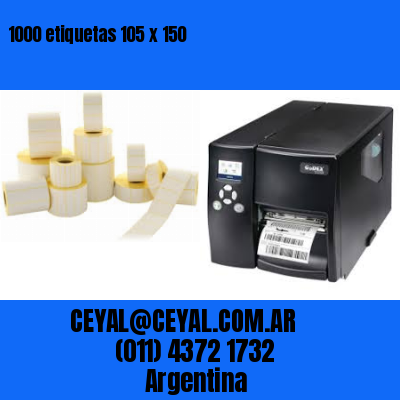 1000 etiquetas 105 x 150