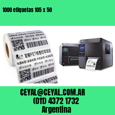 1000 etiquetas 105 x 50