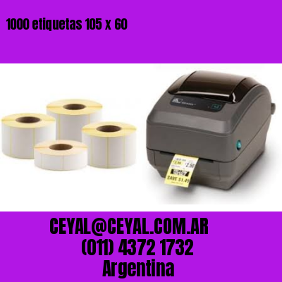 1000 etiquetas 105 x 60