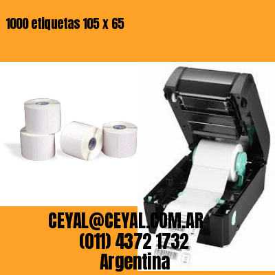 1000 etiquetas 105 x 65