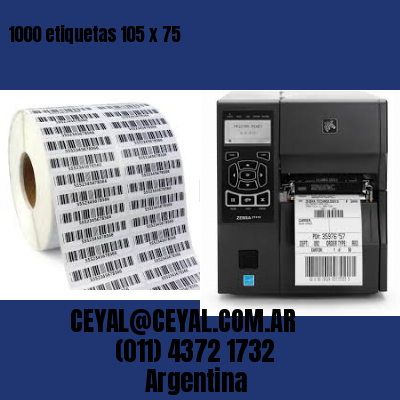1000 etiquetas 105 x 75