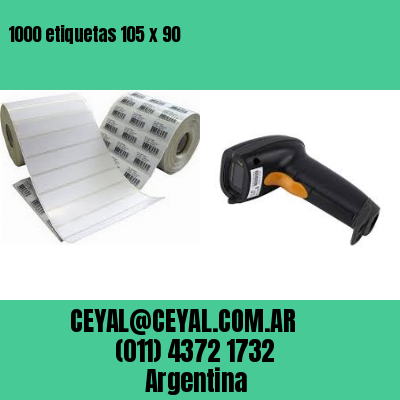 1000 etiquetas 105 x 90