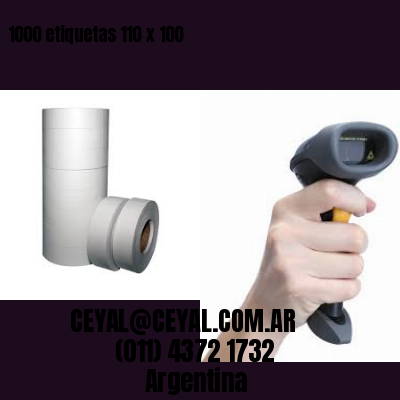 1000 etiquetas 110 x 100