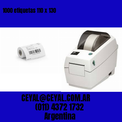 1000 etiquetas 110 x 130