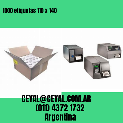 1000 etiquetas 110 x 140