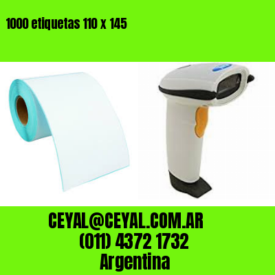 1000 etiquetas 110 x 145