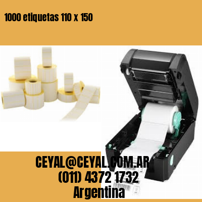 1000 etiquetas 110 x 150