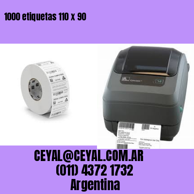 1000 etiquetas 110 x 90