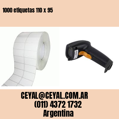 1000 etiquetas 110 x 95