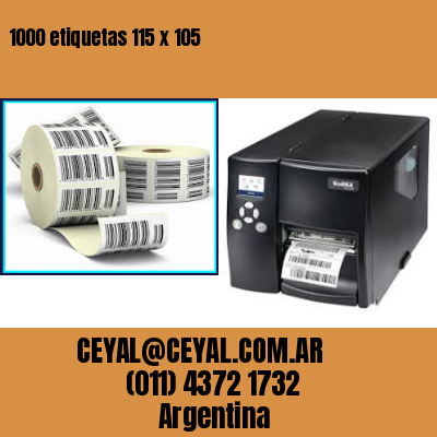 1000 etiquetas 115 x 105