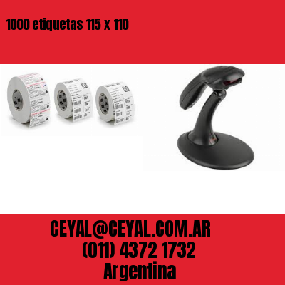 1000 etiquetas 115 x 110