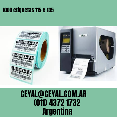1000 etiquetas 115 x 135