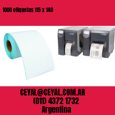 1000 etiquetas 115 x 140