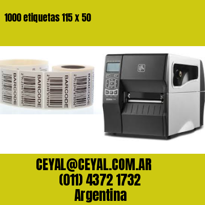 1000 etiquetas 115 x 50