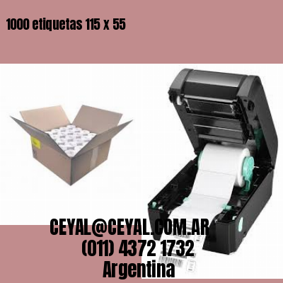 1000 etiquetas 115 x 55