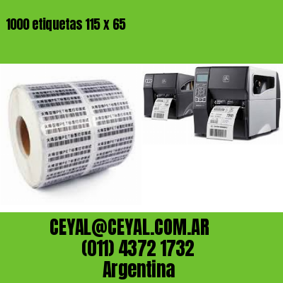 1000 etiquetas 115 x 65