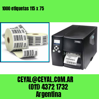 1000 etiquetas 115 x 75