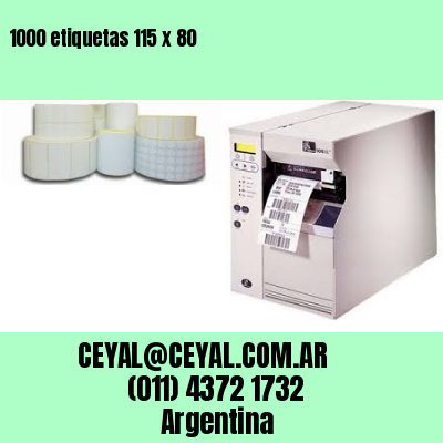 1000 etiquetas 115 x 80
