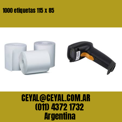1000 etiquetas 115 x 85