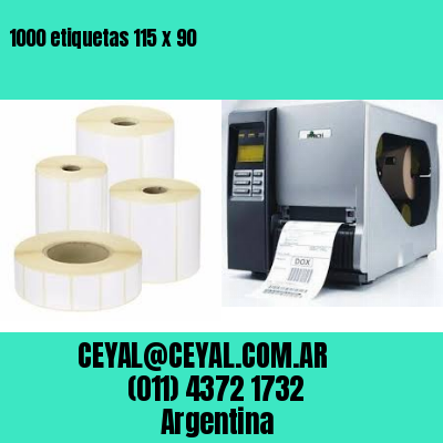 1000 etiquetas 115 x 90