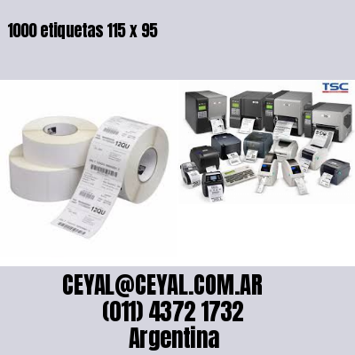 1000 etiquetas 115 x 95