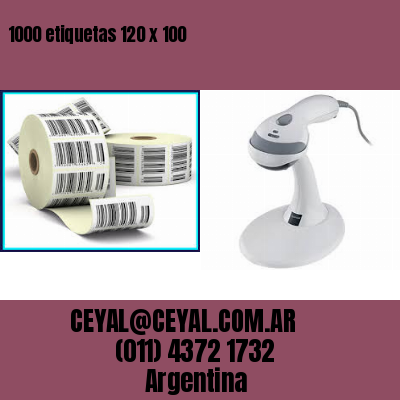 1000 etiquetas 120 x 100