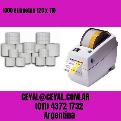 1000 etiquetas 120 x 110