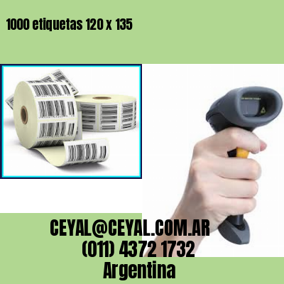 1000 etiquetas 120 x 135