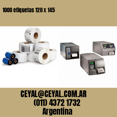 1000 etiquetas 120 x 145