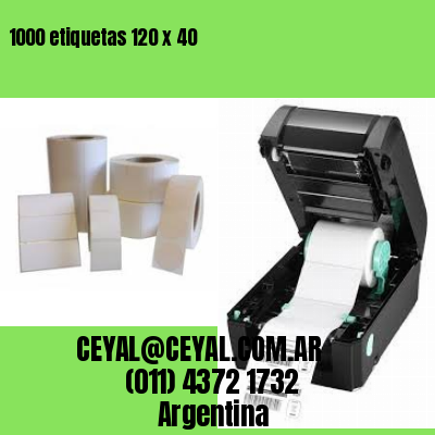 1000 etiquetas 120 x 40