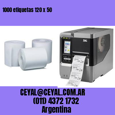 1000 etiquetas 120 x 50