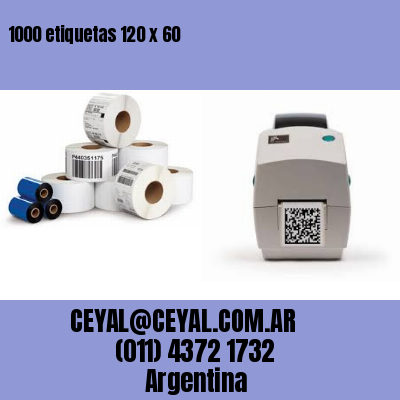1000 etiquetas 120 x 60