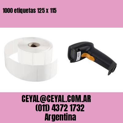 1000 etiquetas 125 x 115