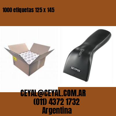 1000 etiquetas 125 x 145