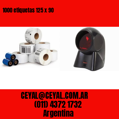 1000 etiquetas 125 x 90