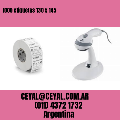 1000 etiquetas 130 x 145