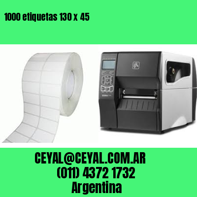 1000 etiquetas 130 x 45