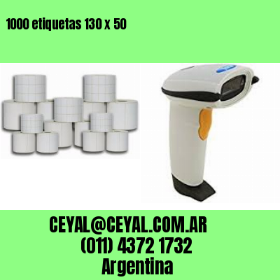 1000 etiquetas 130 x 50
