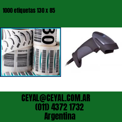 1000 etiquetas 130 x 85
