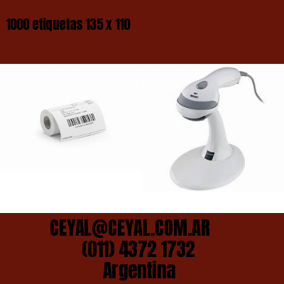 1000 etiquetas 135 x 110