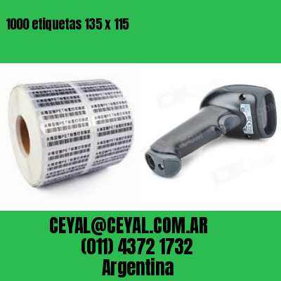 1000 etiquetas 135 x 115