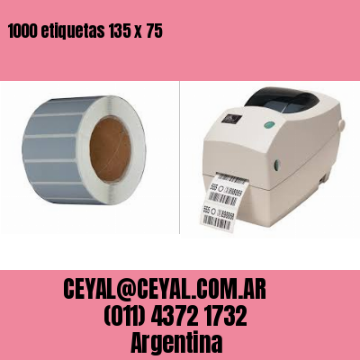 1000 etiquetas 135 x 75