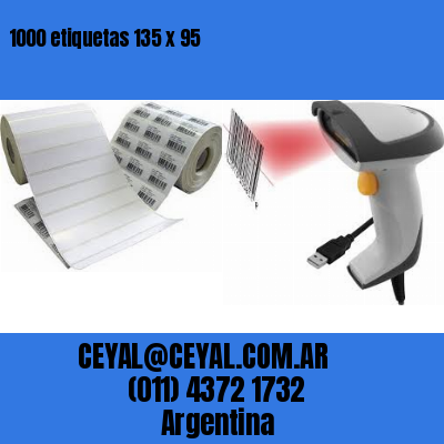 1000 etiquetas 135 x 95