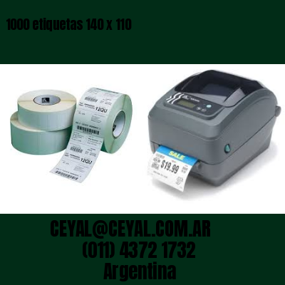 1000 etiquetas 140 x 110