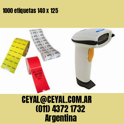 1000 etiquetas 140 x 125