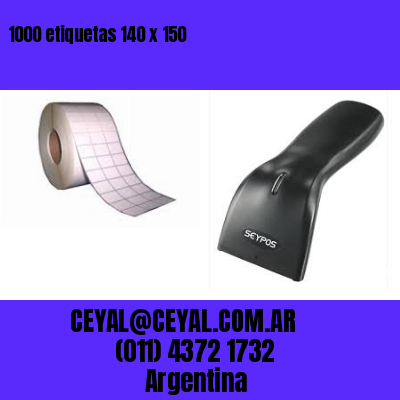 1000 etiquetas 140 x 150