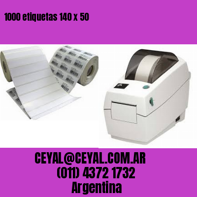 1000 etiquetas 140 x 50