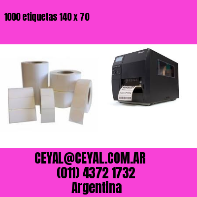 1000 etiquetas 140 x 70
