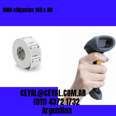 1000 etiquetas 140 x 80