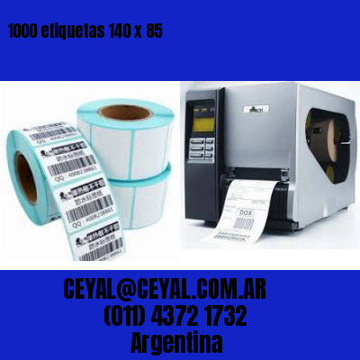 1000 etiquetas 140 x 85